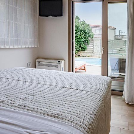Superior Villa Marina Mare Sauna Hammam Nea Kydonia Eksteriør bilde