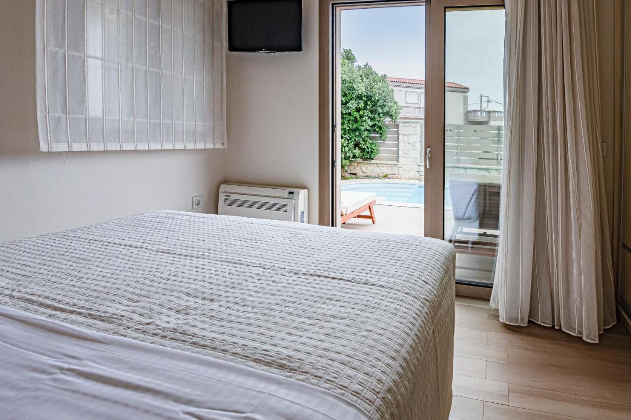 Superior Villa Marina Mare Sauna Hammam Nea Kydonia Eksteriør bilde