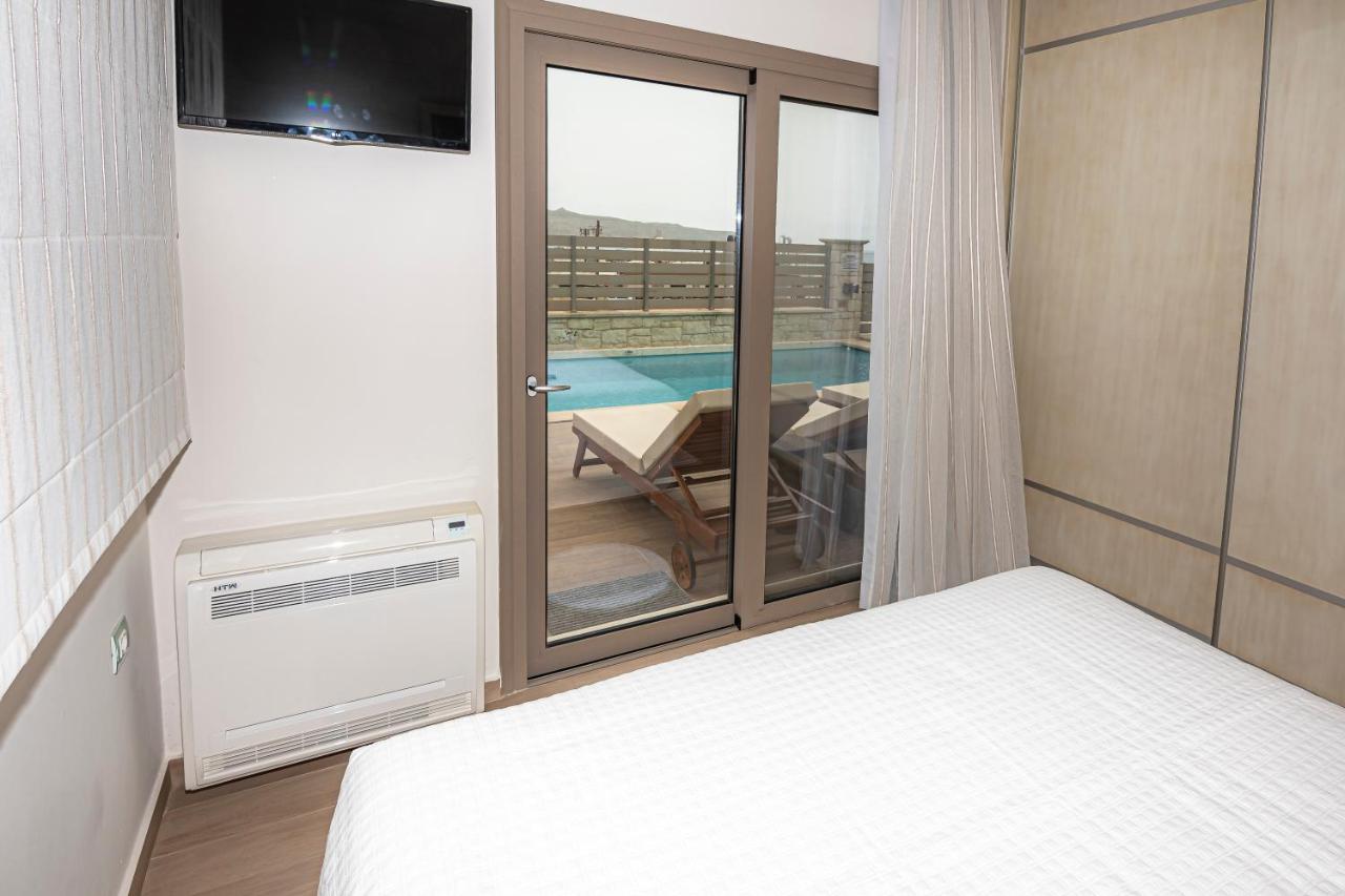 Superior Villa Marina Mare Sauna Hammam Nea Kydonia Eksteriør bilde