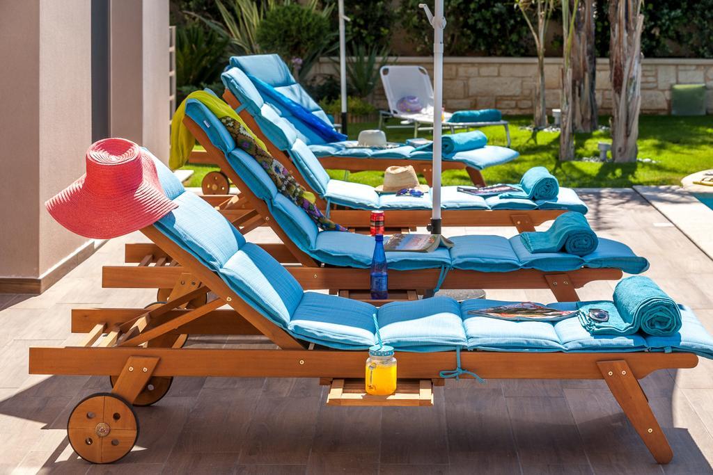 Superior Villa Marina Mare Sauna Hammam Nea Kydonia Eksteriør bilde